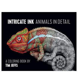 Pomegranate Intricate Ink: Animals in Detail Coloring Book