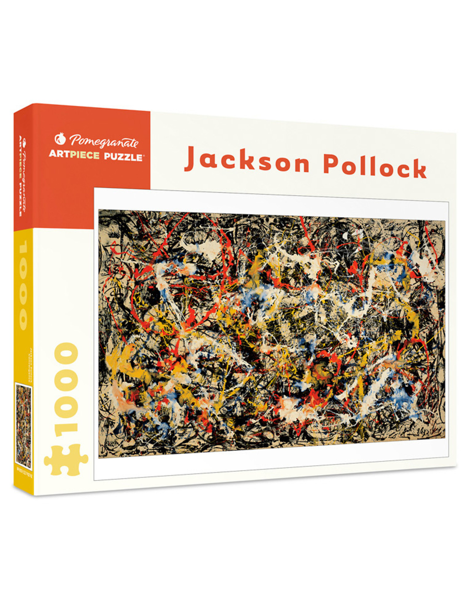 Pomegranate Jackson Pollock: Convergence 1000-piece Jigsaw Puzzle