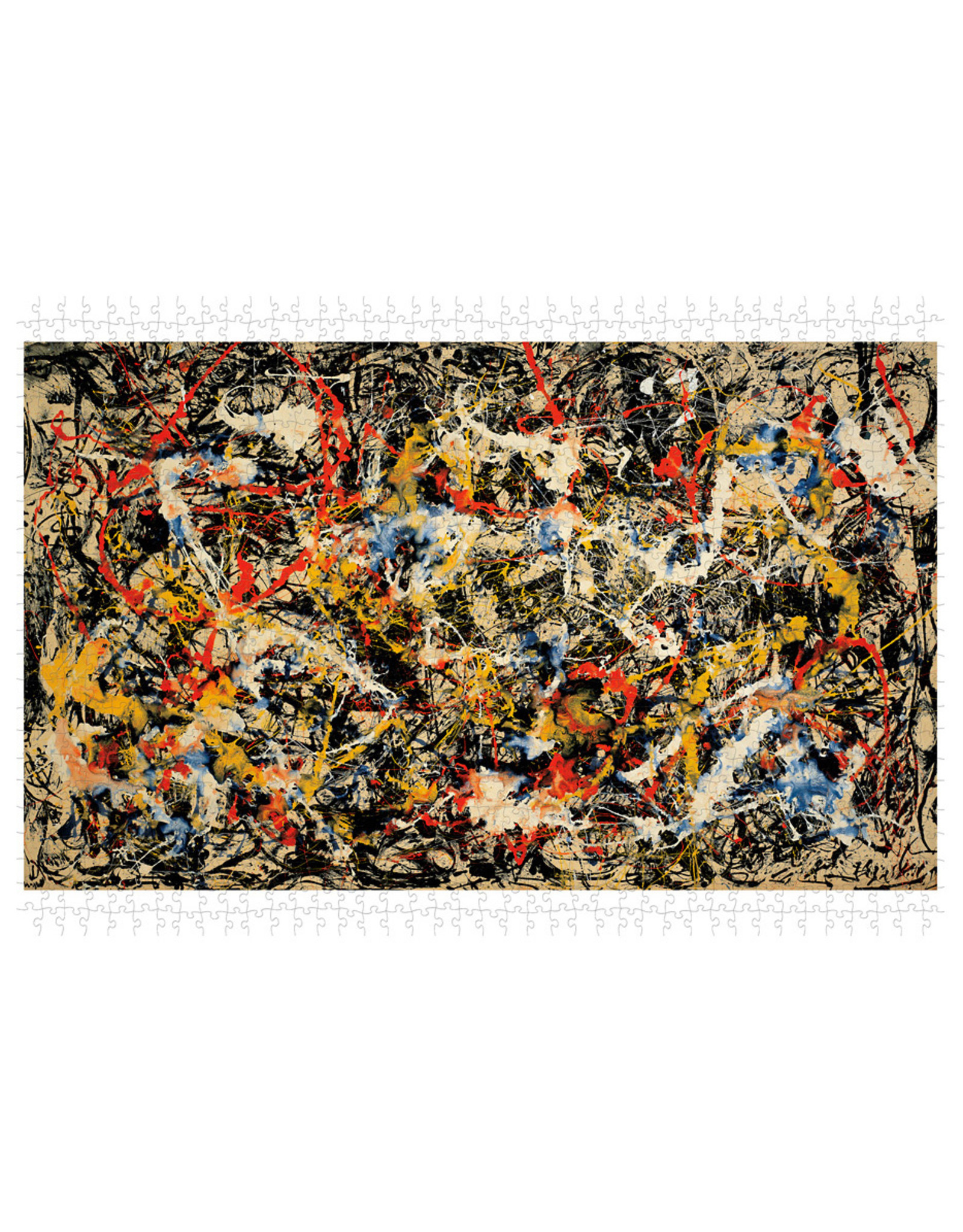 Pomegranate Jackson Pollock: Convergence 1000-piece Jigsaw Puzzle