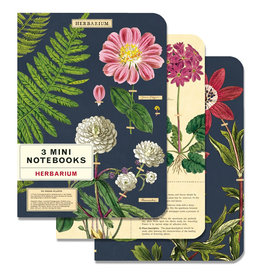 Cavallini Papers & Co. Herbarium 3 Mini Notebooks