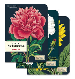 Cavallini Papers & Co. Botany 3 Mini Notebooks