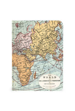 Cavallini Papers & Co. Vintage Maps 3 Mini Notebooks