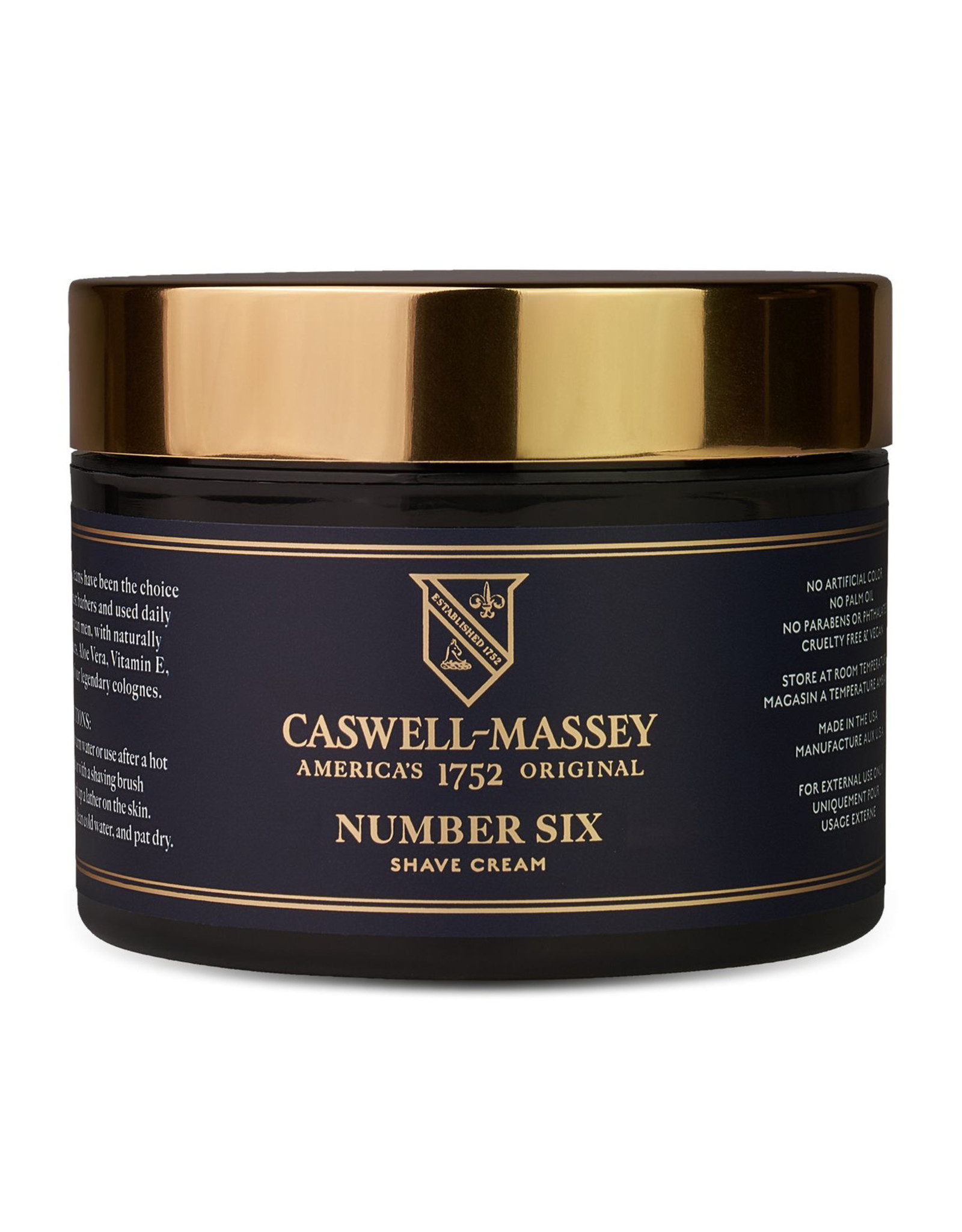 Caswell-Massey Apothecary Supernatural Number Six Shave Cream in Jar | 8oz