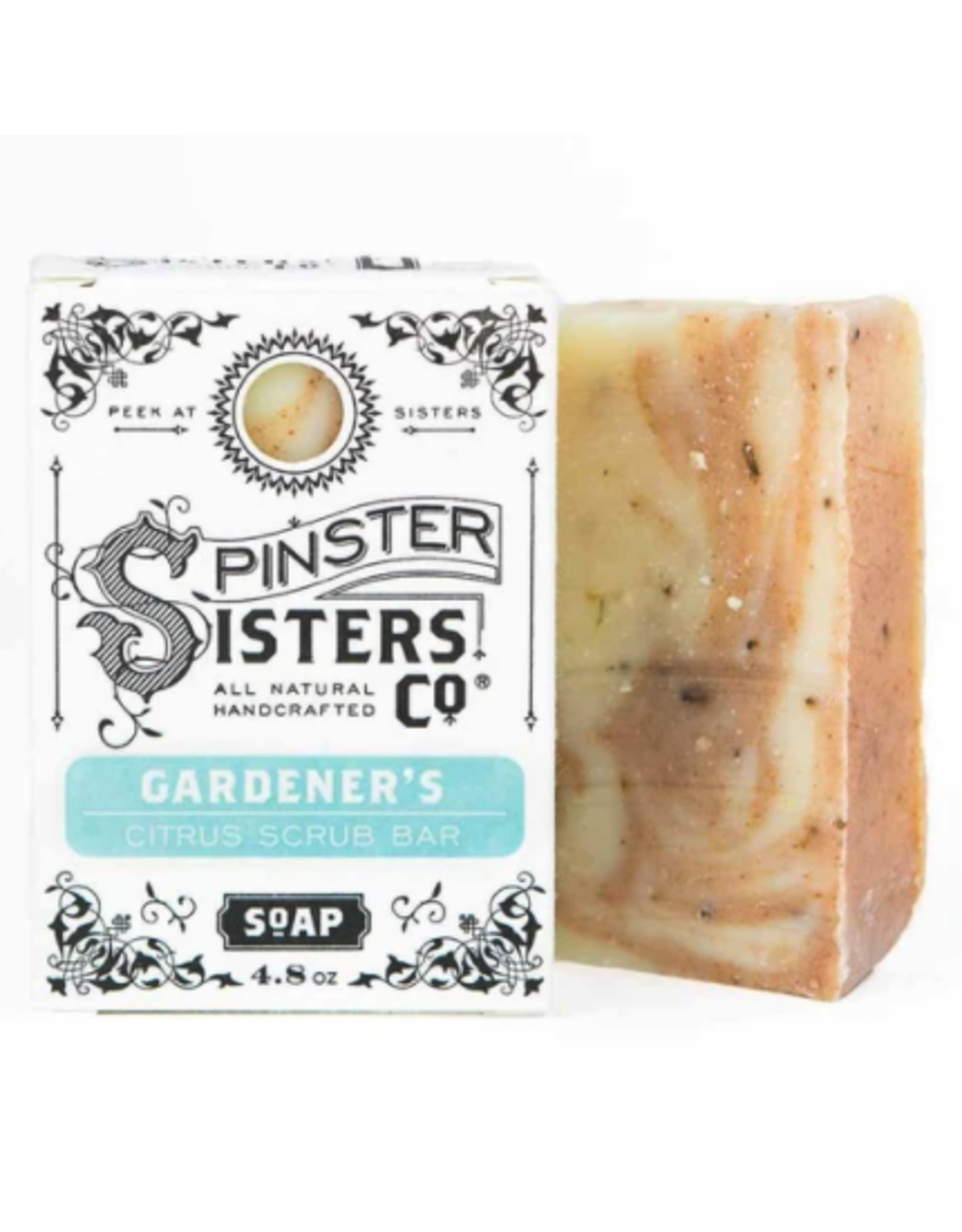 Spinster Sisters Gardener's Citrus Scrub Bar Soap