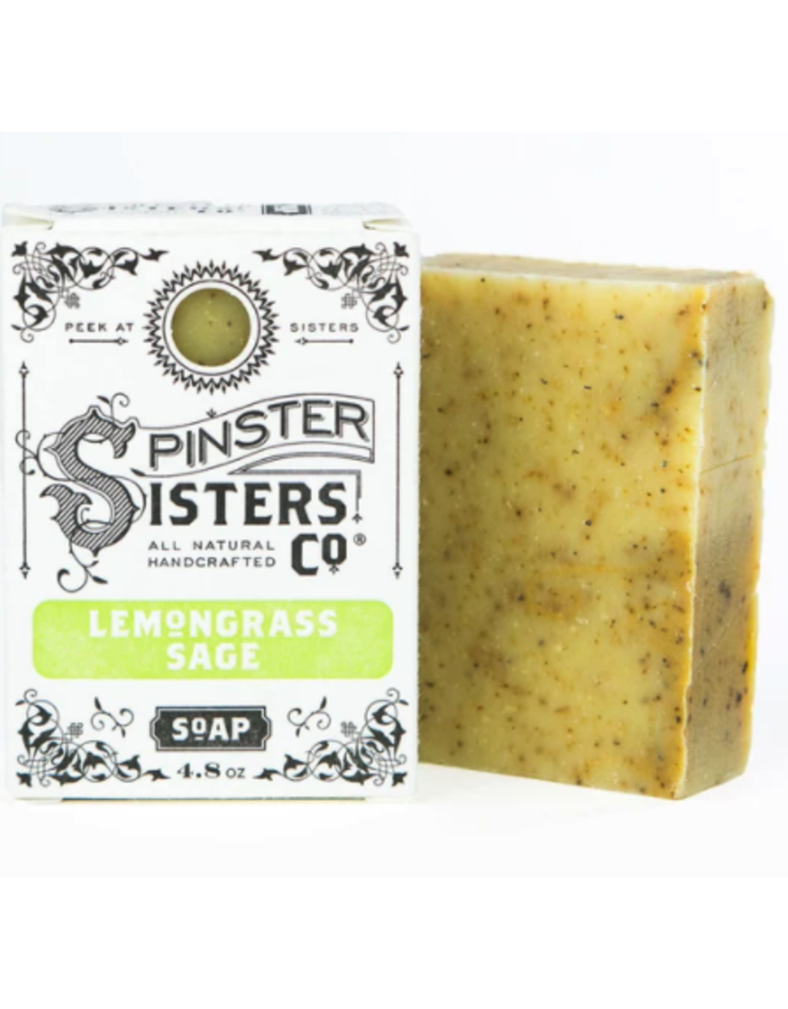 Spinster Sisters Lemongrass Sage Signature Bath Soap