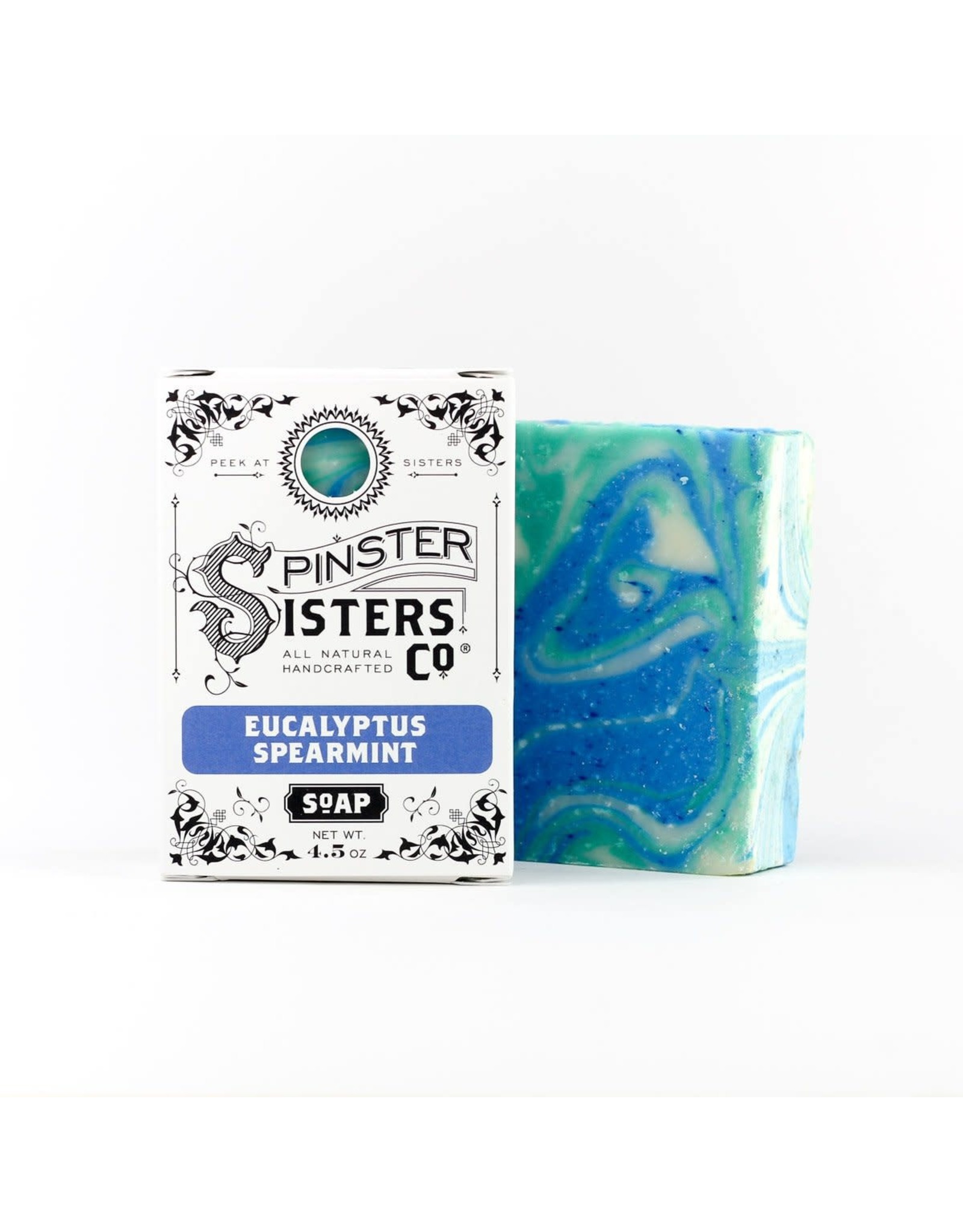 Spinster Sisters Eucalyptus & Spearmint Signature Bath Soap SPES