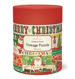 Cavallini Papers & Co. Vintage Christmas 500 Piece Puzzle
