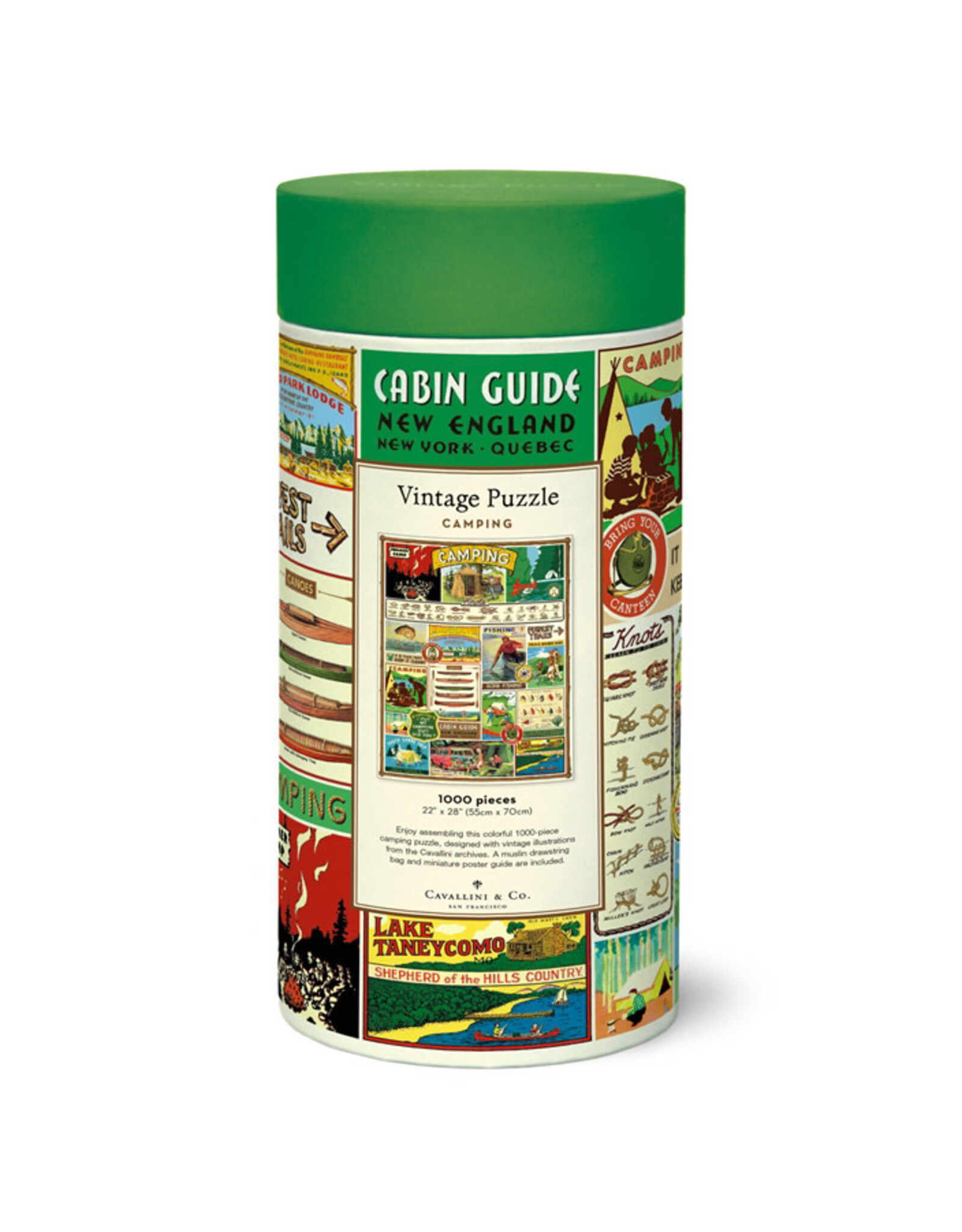 Cavallini Papers & Co. Cavallini Puzzle Camping 1,000 Pcs