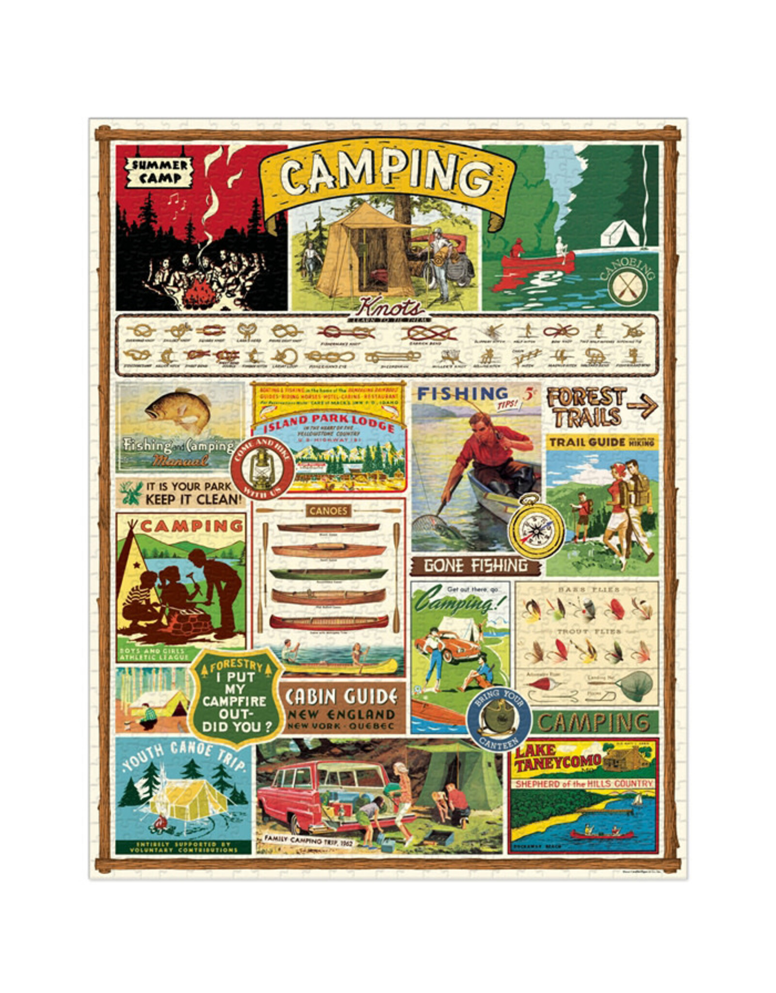 Cavallini Papers & Co. Cavallini Puzzle Camping 1,000 Pcs