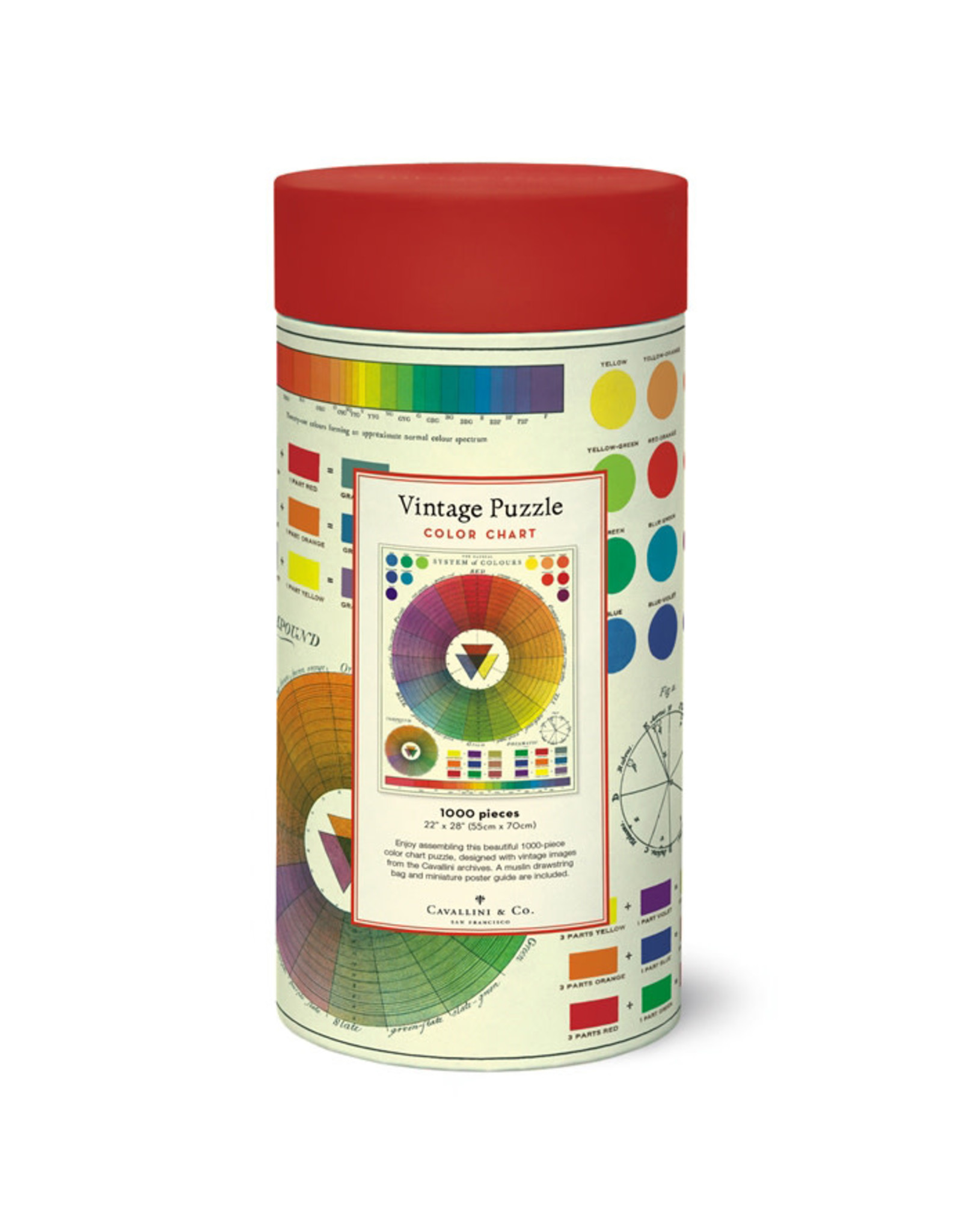 Cavallini Papers & Co. Cavallini Puzzle Color Wheel 1,000 Pcs