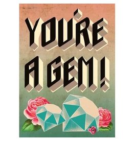 Cartolina You're a Gem! A7 Thank You Notecard