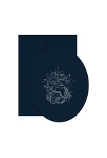 Open Sea Design Co. Sagittarius A2 Oval Birthday Notecard