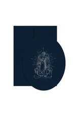 Open Sea Design Co. Virgo Oval A2 Birthday Notecard