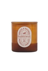 Paddywax Tobacco & Patchouli Vista 12oz Amber Glass Candle