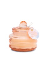 Paddywax Violet Vanilla Beam 3oz Blush Glass Candle