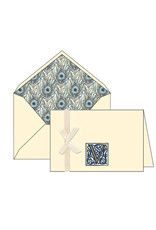 Rossi V Initial Cards Box of 10 with Lined Envelopes
