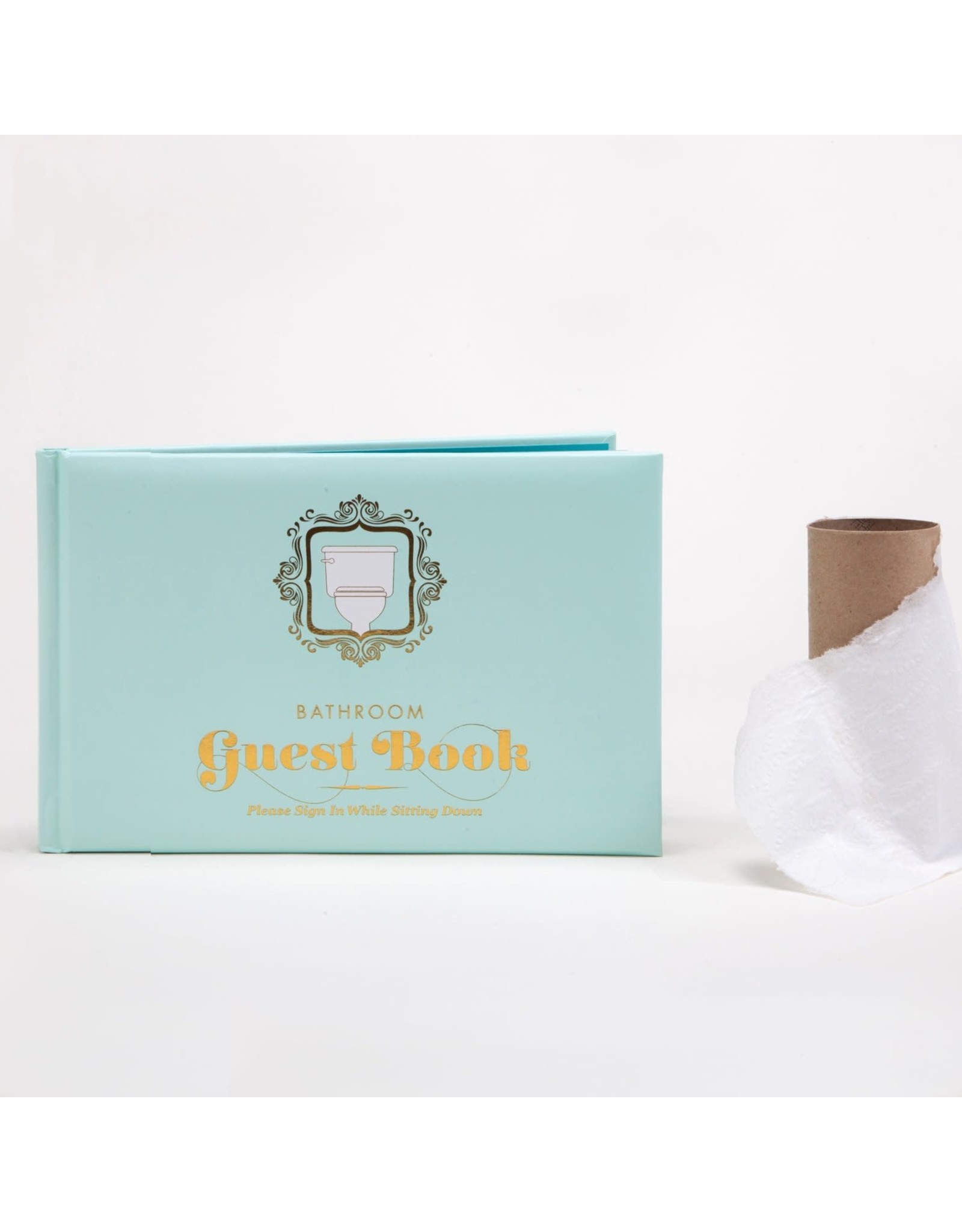 Knock Knock Bathroom Guest Book