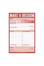 Knock Knock Make a Decision List Pad