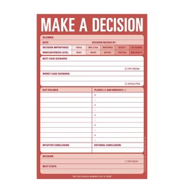 Knock Knock Make a Decision List Pad