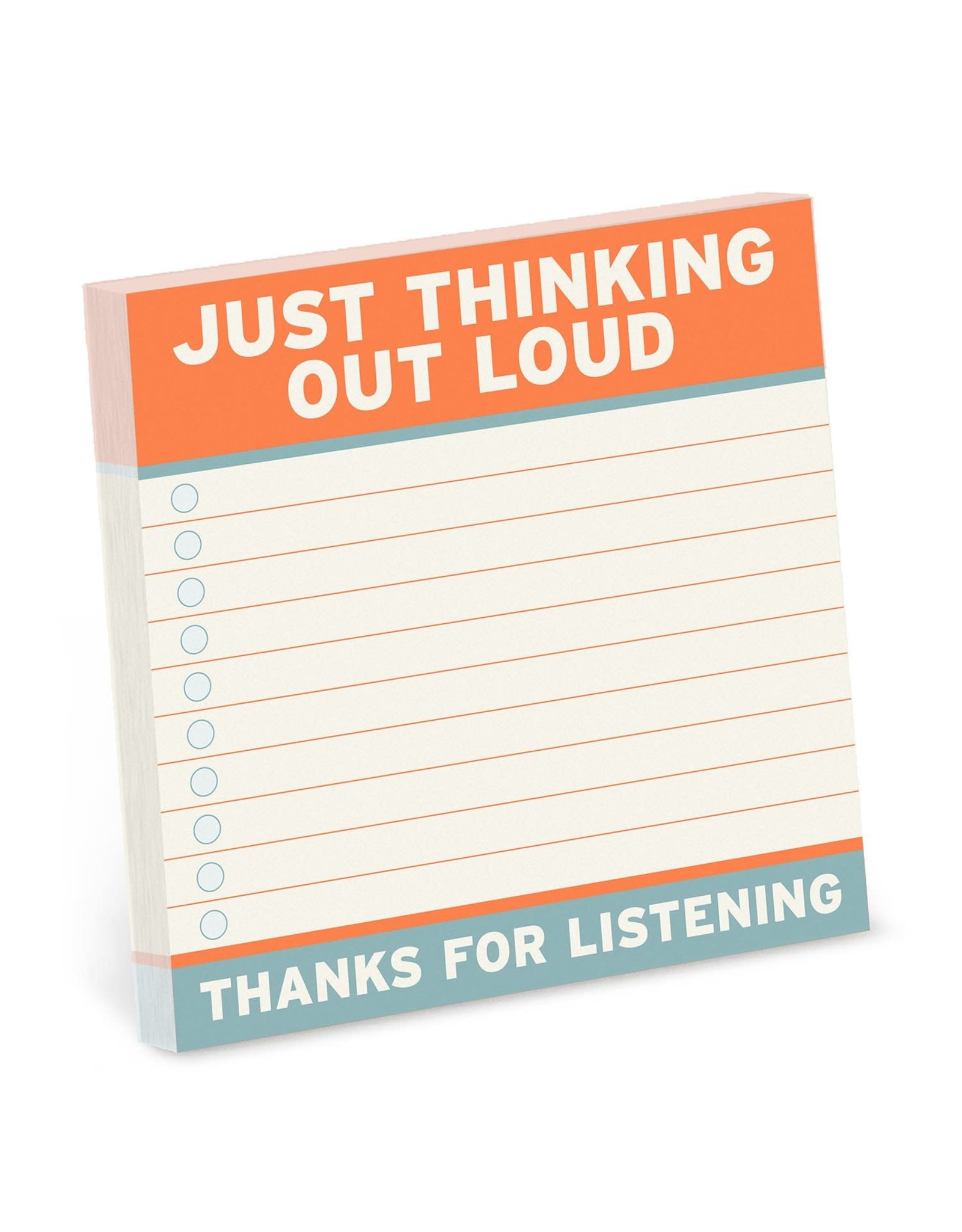 Knock Knock Thinking Out Loud Large Sticky Notes