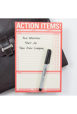 Knock Knock Action Items List Pad