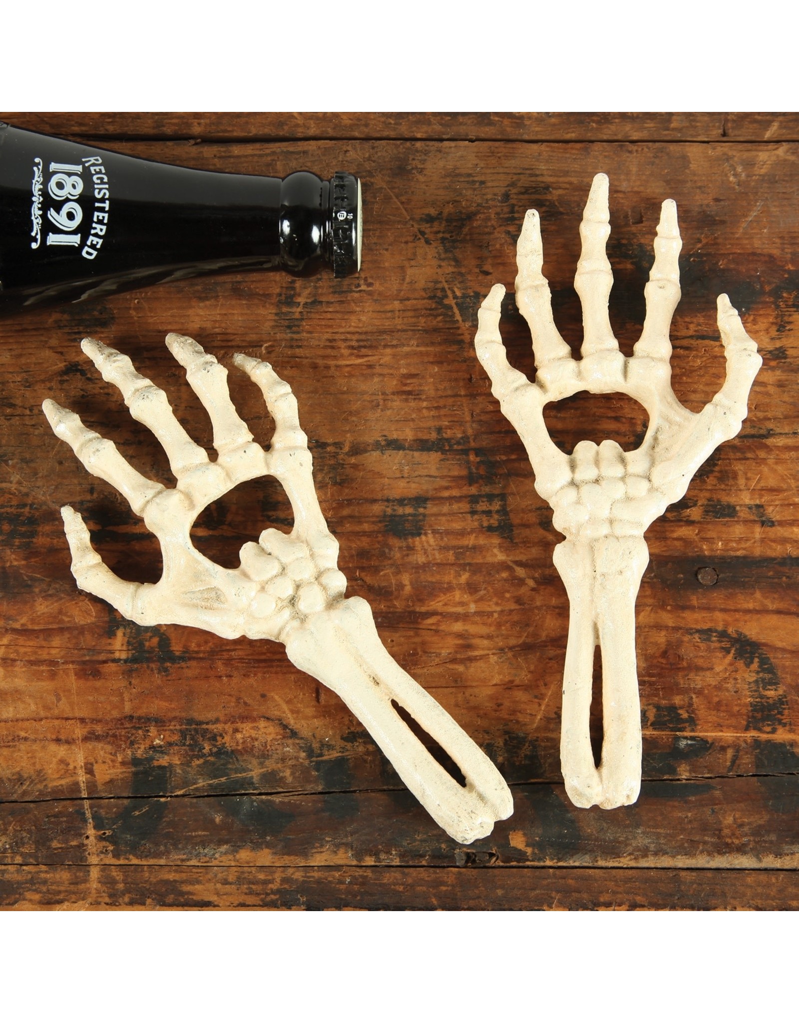 HomArt Skeleton Hand Bottle Opener