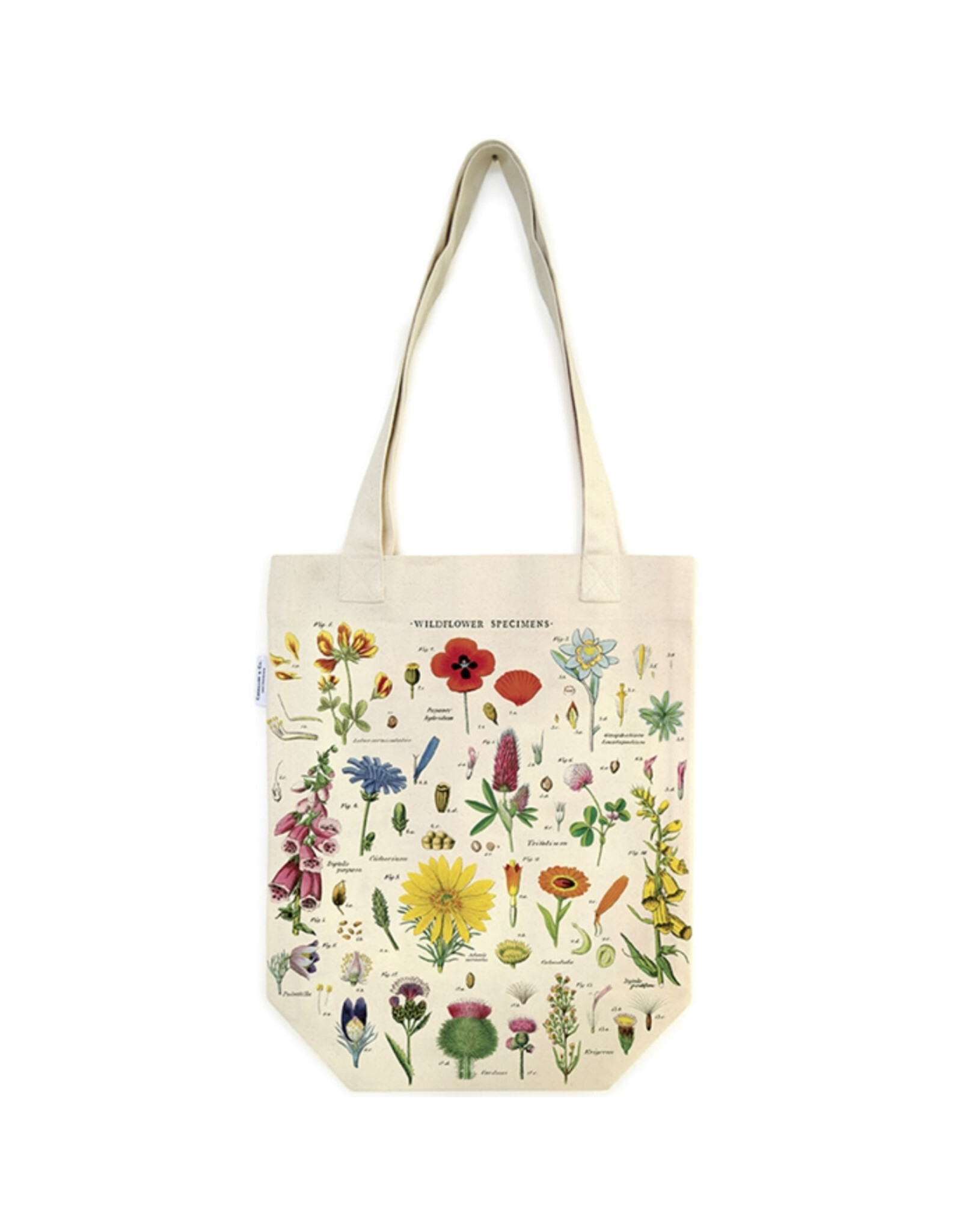 Cavallini Papers & Co. Wild Flowers Tote Bag