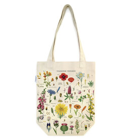 Cavallini Papers & Co. Wild Flowers Tote Bag