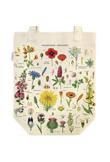 Cavallini Papers & Co. Wild Flowers Tote Bag