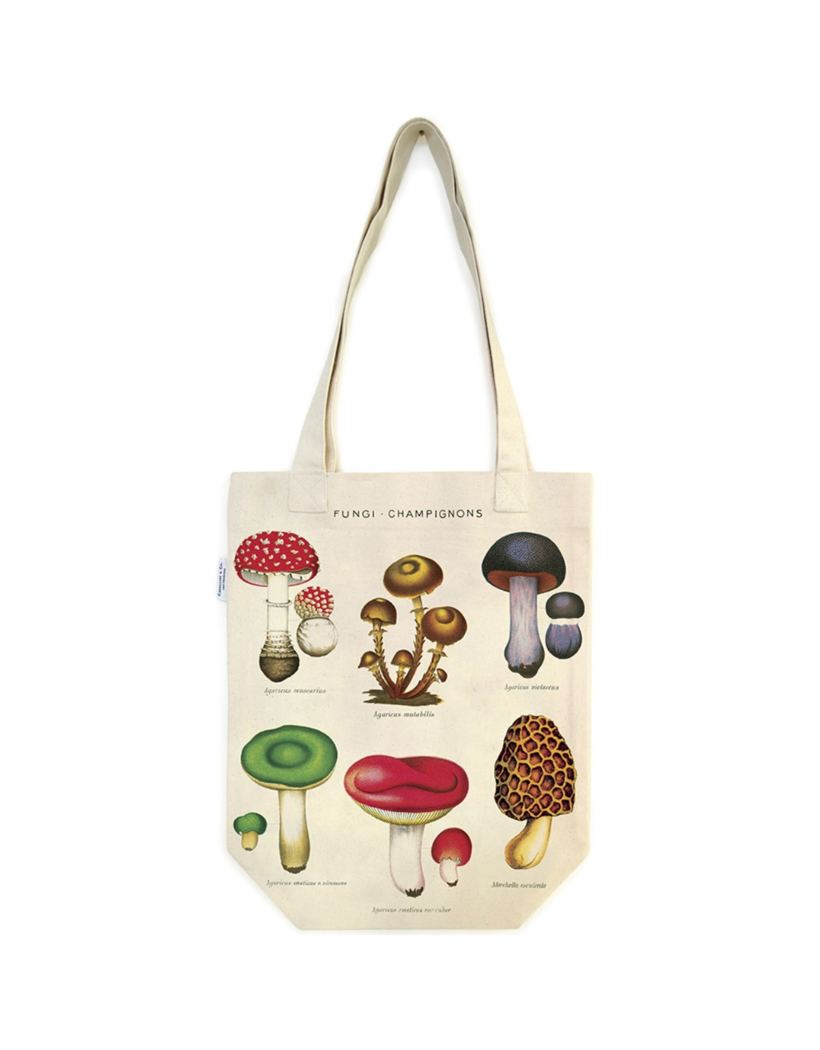 Cavallini Papers & Co. Mushrooms Tote Bag