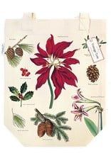 Cavallini Papers & Co. Christmas Botanica Tote Bag