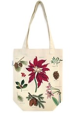 Cavallini Papers & Co. Christmas Botanica Tote Bag