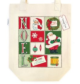 Cavallini Papers & Co. Noel Christmas Tote Bag