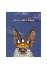Hester & Cook Trick or Treat Bat Halloween A2 Notecard