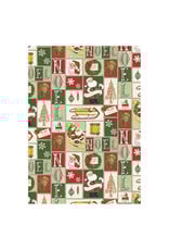 Cavallini Papers & Co. Christmas Wrap Noel