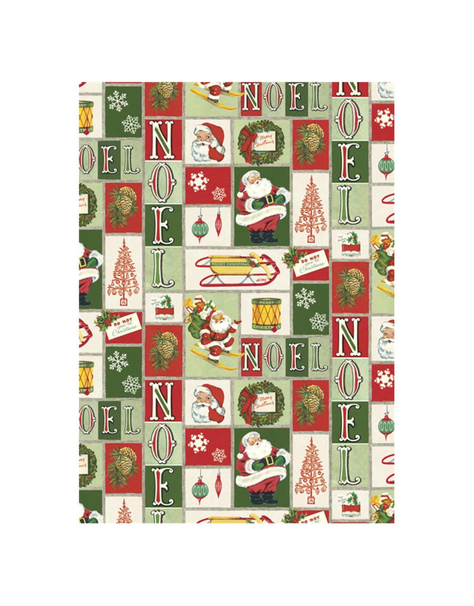Cavallini Papers & Co. Christmas Wrap Noel