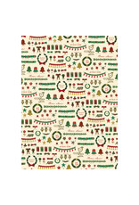Cavallini Papers & Co. Wrap Christmas Fete