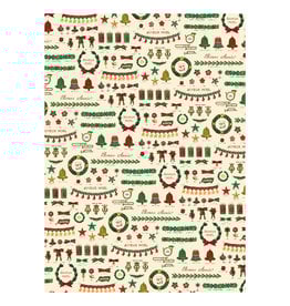 Cavallini Papers & Co. Wrap Christmas Fete