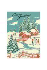 Cavallini Papers & Co. Christmas Wrap Winter Wonderland