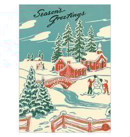 Cavallini Papers & Co. Christmas Wrap Winter Wonderland