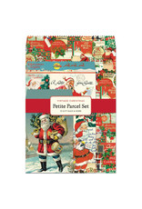 Cavallini Papers & Co. Christmas Santa Petite Parcel Set