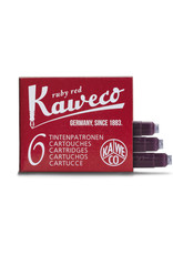 Kaweco Kaweco Ink Cartridges 6pcs Red