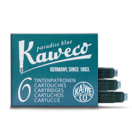 Kaweco Kaweco Ink Cartridges 6pcs Paradise Blue