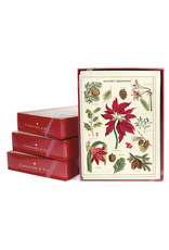 Cavallini Papers & Co. Christmas Botanica Box of 10 Notecards