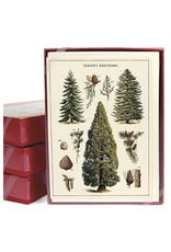 Cavallini Papers & Co. Christmas Trees Box of 10 Notecards