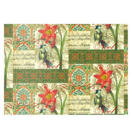 Rossi Christmas Wrap Bird & Flower