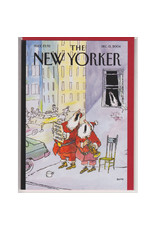 The New Yorker Singing Santas A7 Christmas Notecard