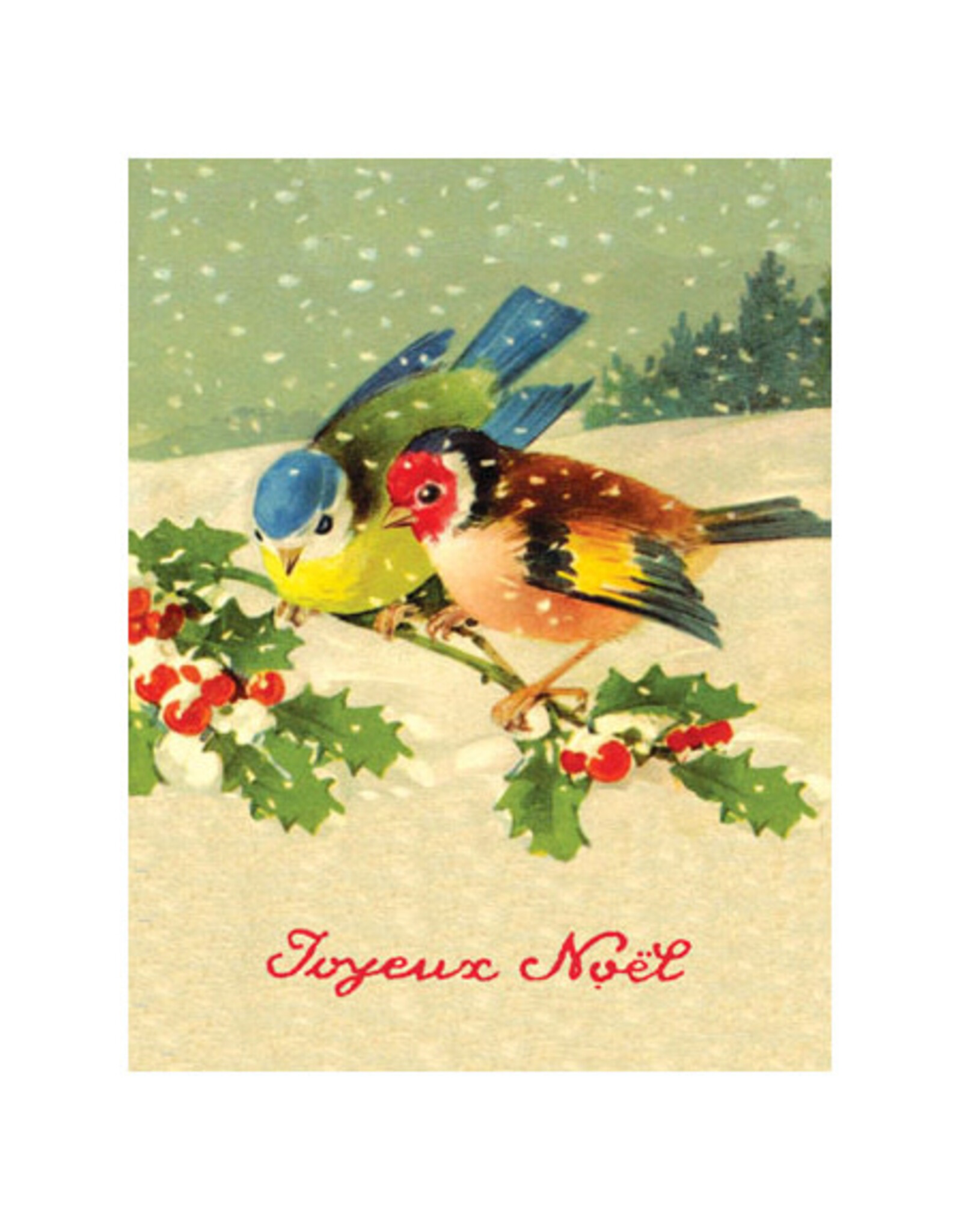 Cartolina Joyeux Noel A2 Christmas Notecard