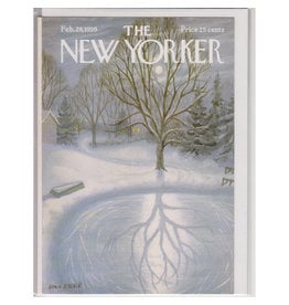 The New Yorker Reflections on Ice A7 Christmas Notecard