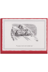 The New Yorker Multiple Stops A7 Christmas Notecard